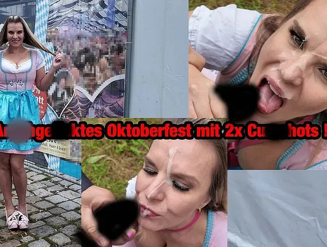 Arschgeficktes Oktoberfest mit 2x Cumshots und Spermawalk !!!