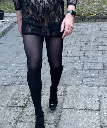 Outdoor in Heels laufen, Dildo Ritt, Geiles Pissen und Mega Sperma Explosion *mit Ton* - Alexis_Cross Anal Video