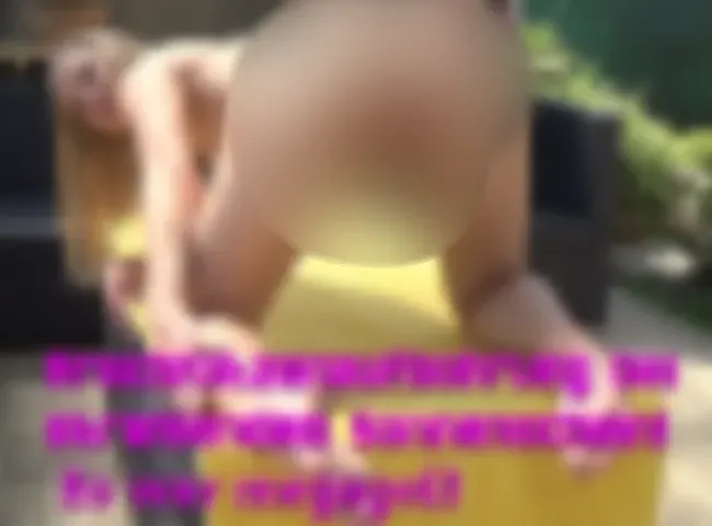 Arschfotzenaufbohrung bei strahlendem Sonnenschein! Es war megageil! - Blondienchen