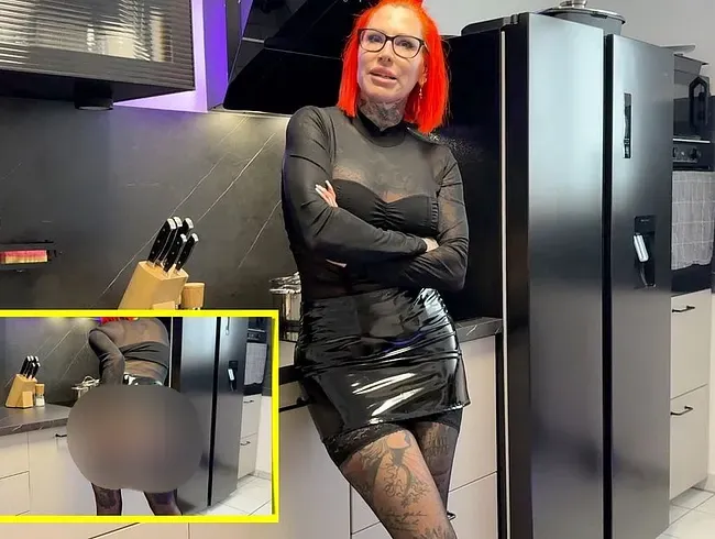 Sie lässt ihn nicht ran! Darum fickt er StiefMUTTI in den Arsch..