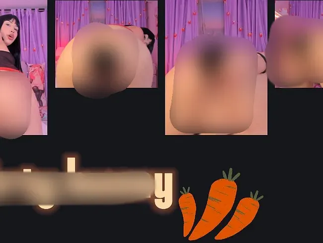 Lassen Sie dieses süße, freche und schmutzige Häschen mit seinem Schwanz spielen, Teil 2