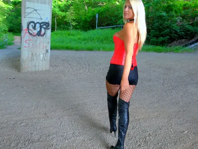 Unzensierter Publicfick | SO fickt man eine SCHLAMPE direkt AO in 3 LÖCHER! FACIAL + PISSE + A2M