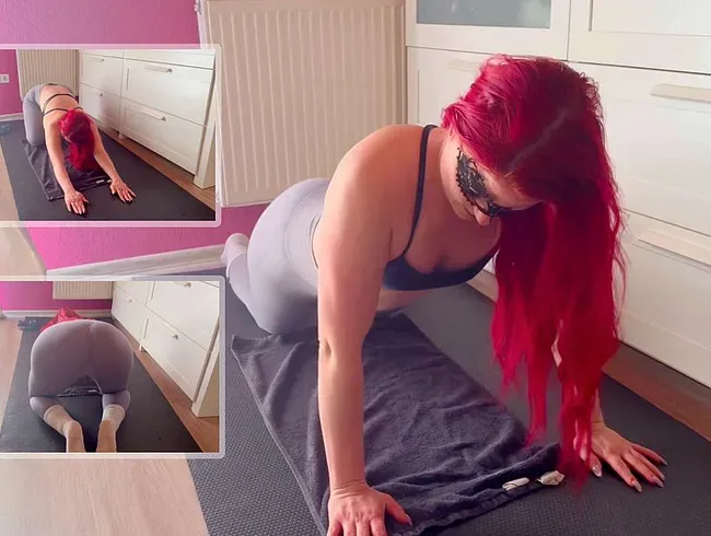 Beim Sport geil in nasser Leggings! Analplug steckt tief & ich fingere meine Fotze! - Iron_desire Anal Video