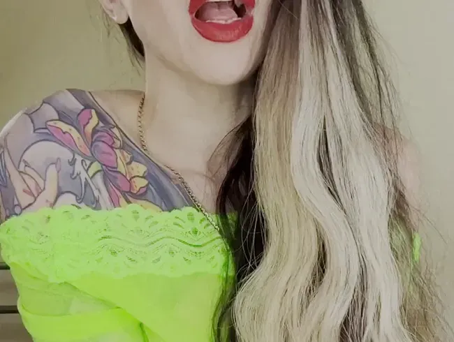 Doppelte Penetration, DP mit Spielzeug im heißen grünen Outfit