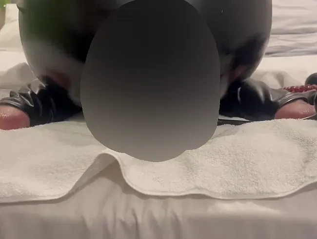 Geiler Analritt auf der Aubergine