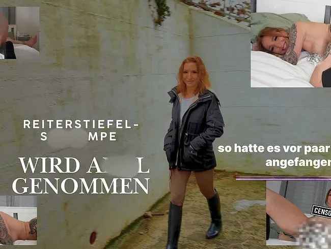 Reiterstiefel-Schlampe lässt sich Arsch quasi entjungfern - Sexy-Rachel Anal Video