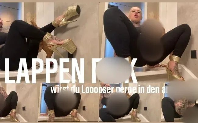 LAPPEN FICK! wirst du loooser gerne in den arsch gefickt?