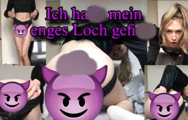 Musste mein enges Loch ficken mit meinem Spielzeug